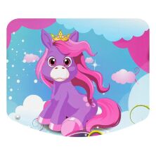 Дитячий столик зі стільчиком Bambi A19-NEW UNI рожевий Єдиноріг складаний**