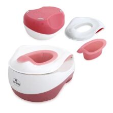 Горщик сходинка Lorelli (Bertoni) WC Transform Pink біло-рожевий