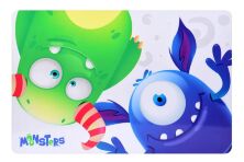 Дитячий стіл з двома стільчиками Bambi 501-91 Монстри**