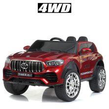 Дитячий двомісний електромобіль Джип Bambi Racer 4WD M 4465EBLRS-3 Toyota на EVA колесах / червоний фарбований*