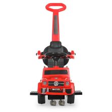 Дитяча МАШИНКА каталка толокар Bambi M 4739-3 Джип з батьківською ручкою / червона**