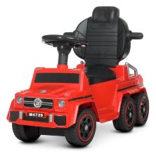 Дитяча МАШИНКА каталка толокар Bambi M 4739-3 Джип з батьківською ручкою / червона**