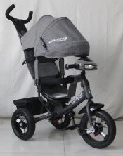 Триколісний велосипед Crosser One T1 ECO з надувними колесами Сірий