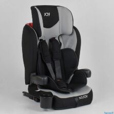Автокрісло дитяче Joy 38148 система ISOFIX чорно-сіра