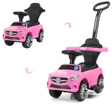 Дитяча машинка каталка толокар Bambi M 3503C(MP3)-8 рожева**