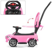 Дитяча машинка каталка толокар Bambi M 3503C(MP3)-8 рожева**
