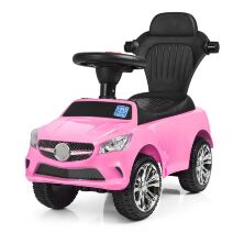 Дитяча машинка каталка толокар Bambi M 3503C(MP3)-8 рожева**