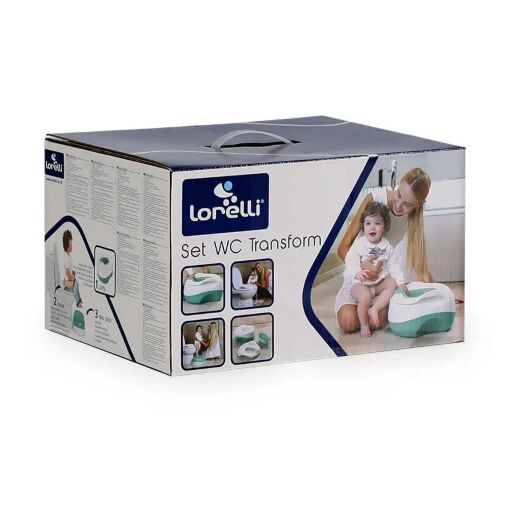 Горщик сходинка Lorelli (Bertoni) WC Transform Light Blue біло-блакитний