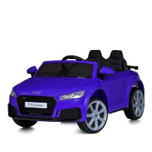 Дитячий електромобіль Машина Audi M 5012EBLR-4 одномісний, шкіряне сидіння, MP3, USB / синій