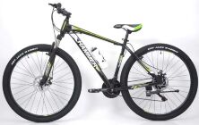 Велосипед Спортивний S200 HAMMER колеса 27.5 дюйма рама алюміній 19" чорно-зелений