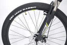 Велосипед Спортивний S200 HAMMER колеса 27.5 дюйма рама алюміній 19" чорно-зелений