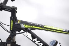 Велосипед Спортивний S200 HAMMER колеса 27.5 дюйма рама алюміній 19" чорно-зелений