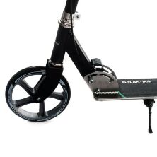 Складаний алюмінієвий самокат GS-0014 з ручним гальмом, ліхтариком / чорний **