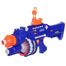 Іграшковий автомат-бластер SB250 з м'якими кулями присосками. На акумуляторі. В комплекті є окуляри**