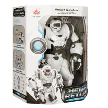 Інтерактивний Робот на р/у 28091 на акумуляторі / На радіоуправлінні. Звук, Світло. Програмується. Білий**