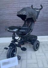 Велосипед-Коляска триколісний з поворотним сидінням Turbo Trike М 5448HANS-20G Дитячий Візок