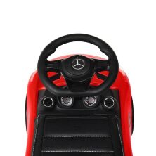 Дитяча каталка-толокар Bambi Mercedes-AMG M 4159 L-3 шкіряне сидіння червона**