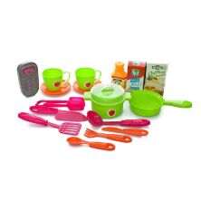 Дитячий ігровий набір кухня Kitchen 661-60 у валізці плита, духовка, посуд продукти звук, світло