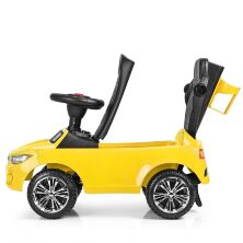Дитяча машинка каталка толокар Bambi M 3503C(MP3)-6 жовта**