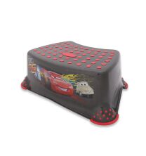 Дитяча сходинка-підставка для ванної туалету Lorelli (Bertoni) Disney Auto Graphite сіра Тачки