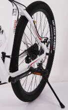 Велосипед Спортивний S200 HAMMER колеса 27.5 дюйма рама алюміній 19" біло-червоний