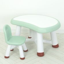 Дитячий пластмасовий столик зі стільчиком Bambi WM19104-5 світло-зелений**