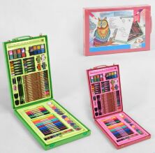 Набір для творчості C 45277 Набір юного художника / 102 предмету / в дерев'яному валізі