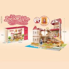 Будиночок для ляльок Dream Villa VC 6036 ляльковий будинок з ліфтом та аксесуарами