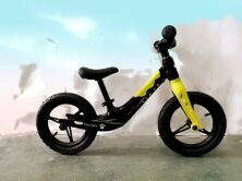 Велобіг беговел CROSSER Balance Bike NEW 12 магнієва рама / колеса 12" надувні / рожевий для дівчини