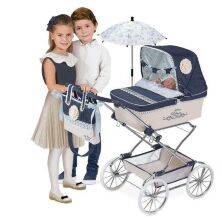 Коляска для ляльок DeCuevas 82020 Лялькова класична коляска з сумкою та парасолькою серії Daniela