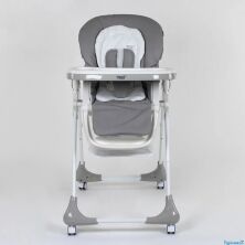 Стільчик для годування Toti W-55800, з м'яким вкладишем, сірий