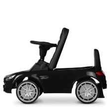Дитяча каталка-толокар Bambi Mercedes-AMG M 4159 L-2 шкіряне сидіння чорна**