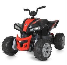 Дитячий електромобіль Квадроцикл Bambi Racer M 3607 EL-6 м'яке сидіння Жовтий