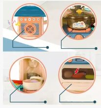 Дитячий ігровий набір інтерактивна кухня велика Bozhi Toys 838B світло звук вода холодний пар посудки