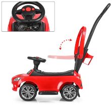 Дитяча машинка каталка толокар Bambi M 3503C(MP3)-3 червона**