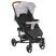 Коляска дитяча прогулянкова Lorelli S-300 Grey-Black сіро-чорна
