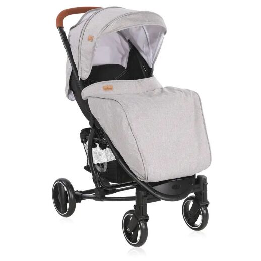 Коляска дитяча прогулянкова Lorelli S-300 Grey-Black сіро-чорна