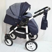 Коляска дитяча класична універсальна 2 в 1 Baby Marlen різні кольори
