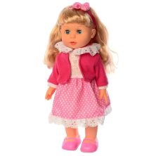 Функціональна лялька для дівчинки LIMO TOY M 3882-2 UA Даринка ходить є музика і звук