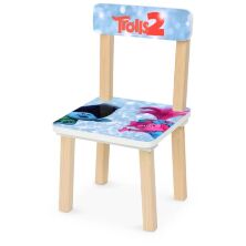 Дитячий дерев'яний столик з двома стільчиками Bambi 501-84 Тролі 2**