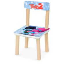 Дитячий дерев'яний столик з двома стільчиками Bambi 501-84 Тролі 2**