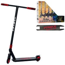 Трюкової двоколісний дитячий самокат iTrike SR2-068-2-BR підлітковий / чорно-червоний**