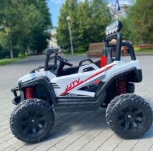Дитячий двомісний електромобіль Bambi 4WD Баггі M 4634EBLR-1 Квадроцикл з м'яким сидінням і MP3 / білий**