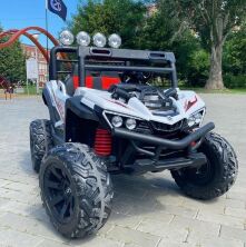 Дитячий двомісний електромобіль Bambi 4WD Баггі M 4634EBLR-1 Квадроцикл з м'яким сидінням і MP3 / білий**