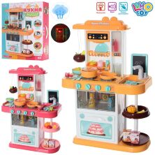 Дитячий ігровий набір Кухня Велика LIMO TOY 889-163-164 плита холодильник продукти миття посуд та ін**