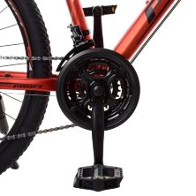 Велосипед спортивний алюмінієвий MTB PROFI 26 дюймів G26VELOCITY A26.2 SHIMANO / червоно-чорний