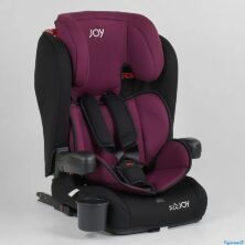 Автокрісло дитяче Joy 73180 система ISOFIX чорно-малинове