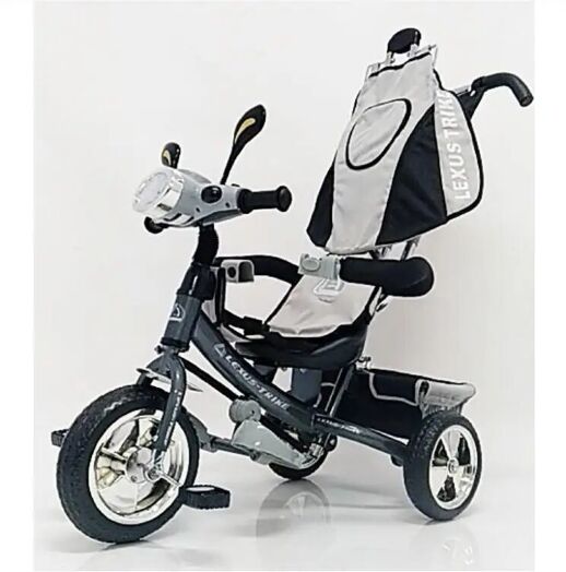 Велосипед триколісний WS862AW-M Grey (святящаяся фара)