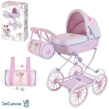 Дитячий візочок для ляльки з сумкою DeCuevas 80051 класика
