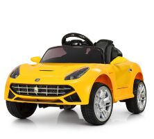 Дитячий електромобіль машина Bambi Racer Ferrari M 3176EBLR-6 жовта**